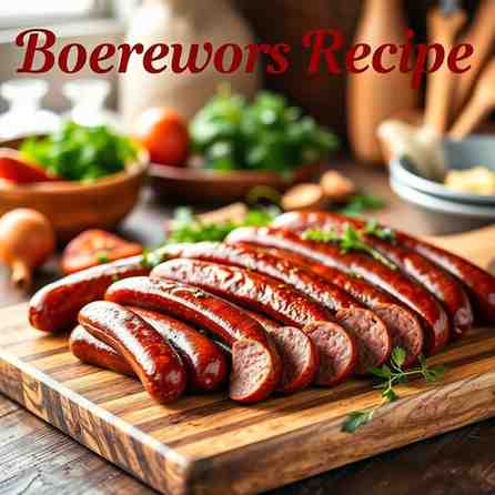 Boerewors Recipe - African Sausage Guide